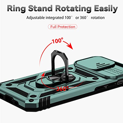 Coque iPhone 12 Mini抗震防摔 protection intégrale avec béquille rotative robuste - 5