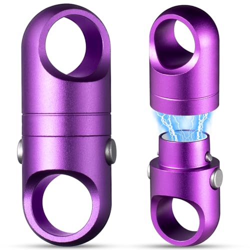Image of FEGVE Strong Magnet Quick Release Keychain Connector | Anti-fall,Double-Pin Lock Mechanism,360 Rotatable,One-handed Operation