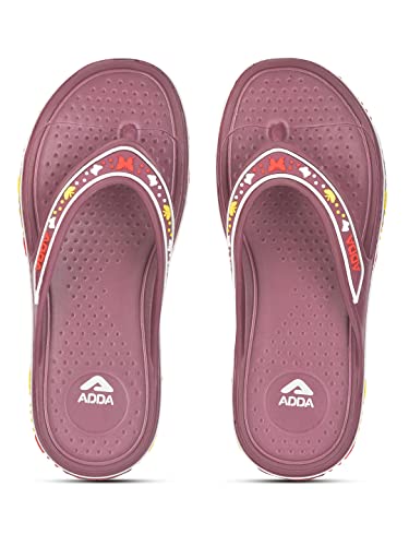 Image of Adda QUEEN-1 || Durable & Comfortable || Self-Design || Lightweight || Fashionable || EVA Sole || Soft Footbed || Solid || Thong Flip-flops for Women