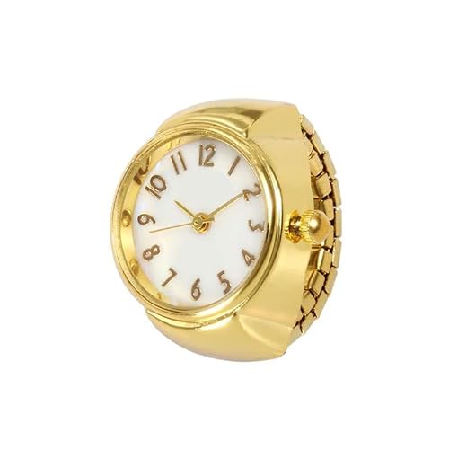Watch Rings Adjustable Fashion Elegant Personality Women's Party Banquet Jewelry Accessories Roman Clock Ring Gifts for Men