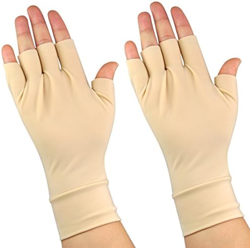 Medium Arthritis Relief Gloves Washable Nylon Spandex Anti Hand Compression Relief Pair