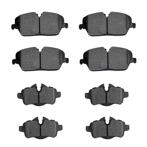 Image of Brake Pads Fit for 2007-2015 Mini Cooper L4 1.6L | D1308 D1309 Front Rear Brake Pads Fit for 2007-2015 Mini Cooper L4 1.6L