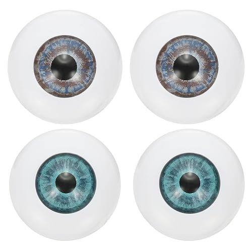 Yeux sécurité 24mm acrylique réalistes PATIKIL accessoires plastique demi-globes artisanat