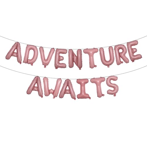Adventure Awaits Party Dekorationen Reise Thema Happy Retirement Abschiedsdekorationen Party Abschied Dekorationen Party Abschied Bon Voyage Party Dekorationen Camping Klassenzimmer Dekor (Abenteuer