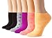 HUE Women's Micro Liner No-Show Socks (Six Pairs)
