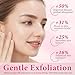 2PCS Exfoliating Gel for Dark Spots,Purifying Exfoliating Gel for Body Face Facial，Gentle Exfoliator Cleanser for Deep Cleansing & Moisturizing Skin,For All Skin Types