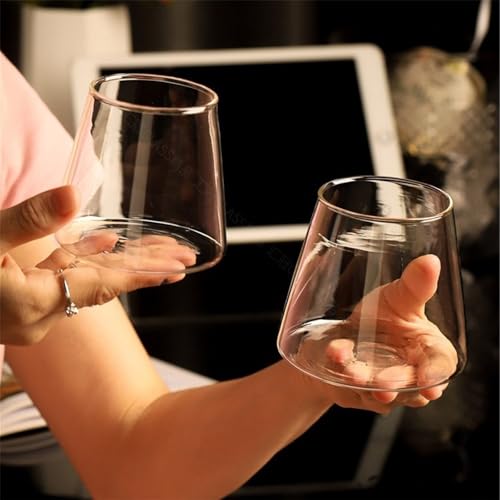 Verres à boire de taille moyenne, gobelets transparents sans pied - 4