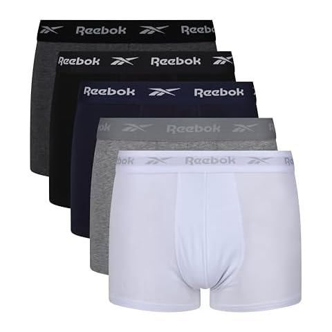 Reebok Men's Comfort Trunks - 5 Pack Cover