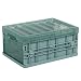 Produktbild Faltbare Aufbewahrungsbox Klappboxen Klappkisten Faltbar, Klappbox PP Box Klappkiste Einkaufskorb Faltbox Aufbewahrungskörbe Aufbewahrungsbox Schubladen Ordnungssystem (S, Blau)