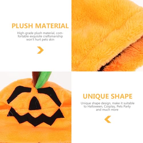 Disfraz Halloween para perro y gato capa reversible naranja M miniatura 3