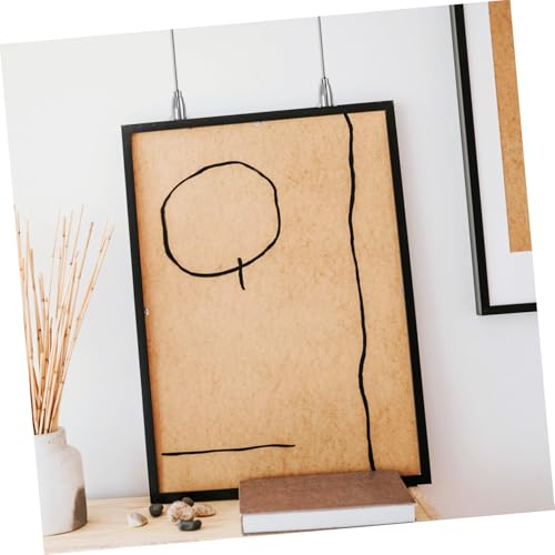Système d'accrochage sécurisé et réglable avec câbles en acier pour tableaux - 6