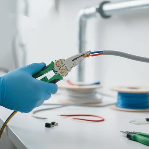 Pince à dénuder multifonctions avec testeur pour sécuriser vos installations électriques - 4