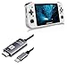 BoxWave Cable Compatible with Daxceirry WIN600 Video Handheld PC Game Console - SmartDisplay Cable - USB Type-C to HDMI (6 ft), USB C/HDMI Cable - Jet Black