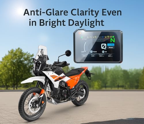 Image of Wisely Pack 2 - Premium Screen Guard for NEW KTM 390 ADVENTURE X 2025 Bike - TFT 5-Inch Display Digital Meter Protector - HD Clear, Full Cover - Easy Installation Kit - Adventure390 Accessories