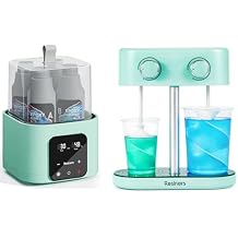 Resiners Dual-Head Resin Mixer with Spiral Silicone Paddles & Auto Resin Preheater, Thins Viscosity & Reduce Bubbles, Intelligent Accurate Temperature & Time Control