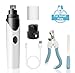 [Special for Small Animals] Pet Nail Grinder Clipper File Combo, Pet Nail Grooming Kit for Trimming Shaping Claws Paws, Low Noise Electric Nail Grinder for Small Dogs Cats Hamsters Birds Reptiles