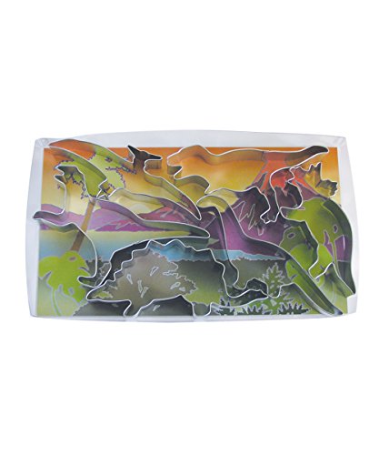 R&M International Dinosaur Cookie Cutters, Brontosaurus, Triceratops, T-Rex, Pterodactyl, Stegosaurus, Velociraptor, 6-Piece Set