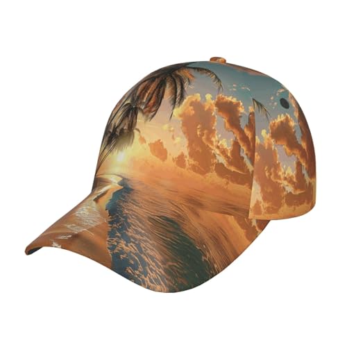 Casquette de baseball hawaïenne homme femme chapeau soleil réglable sport plein air plage