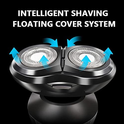 Head Shavers for Bald Men, 3 In 1 Men Electric Shavers Triple Razor Multifunction Waterproof Nose Hair Trimmer Shaved Hair Head USB Rechargeable