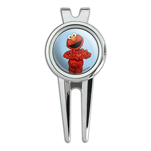 GRAPHICS & MORE Sesame Street Vintage Elmo Golf Divot Repair Tool and Ball Marker