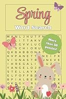Spring Word Search For Adults and Teens B0F6334BNT Book Cover