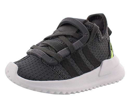 adidas Originals Baby Boys U_Path Run I Sneaker, Grey Five/core Black/hi-res Yellow, 5 Infant