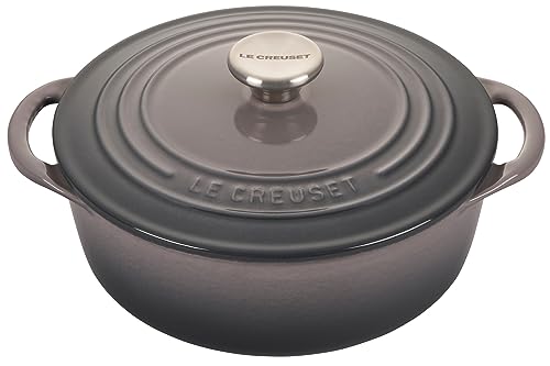 Le Creuset Enameled Cast Iron Shallow Round Oven, 2.75 Qt., Oyster