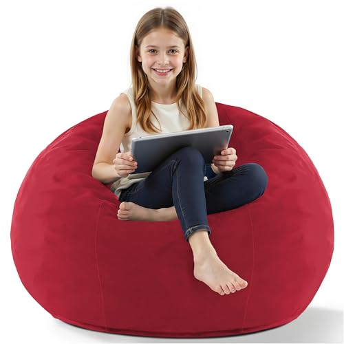 HABUTWAY 2FT Bean Bag Chair, 2' Beanbags Small Bean Bag...