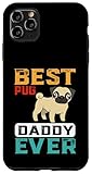 best pug dog daddy ever for dad funny dogs lover custodia per iphone 11 pro max