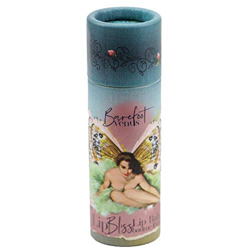 Barefoot Venus Organic 100% natural Lip Bliss with Shea Butter Lip Balm (Vanilla Effect)
