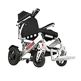 Ranger Magnum Ultra Heavy Duty Folding Electric Wheelchair - All-Terrain, Weatherproof, Dual 350W Motors, 660 lb Capacity, Dual Side Batteries (Silver, XL (24' Seat))