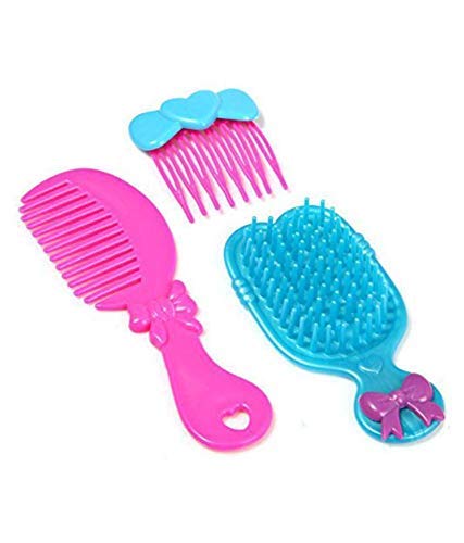 Rubela J S Little Girl'S Plastic Cosmetic Play Beauty Salon Makeup Set Toy (Pink) 1