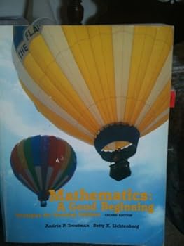Paperback Mathematics, a good beginning: Strategies for teaching children (Contemporary undergraduate mathematics series) Book