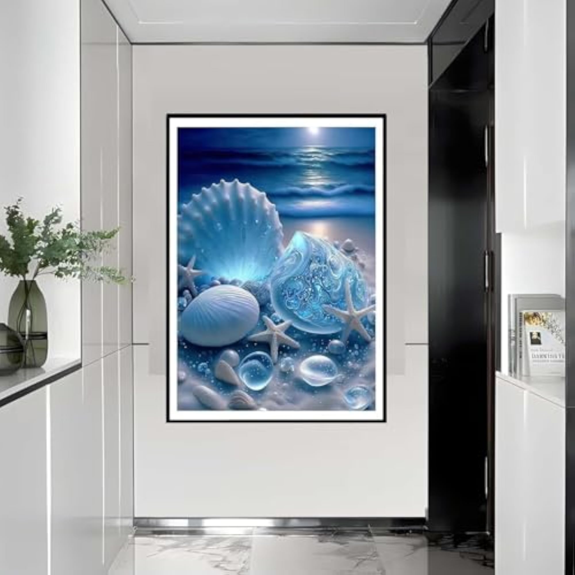 Seashell Diamond Painting Kits for Adults, Beach Art