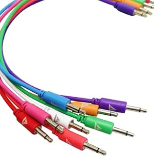 PORTECHA - 30cm & 90cm Eurorack Cables (30cm, Colourful, 8)