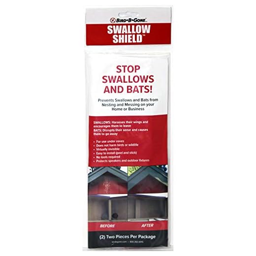 Bird B Gone MMSWALLOW Swallow Shield, Clear