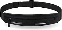 Pochete Slim Esportiva Impermeável, Bolso para Celular, Corrida e Academia, Disponível em Preto, Rosa e Laranja (Preto)