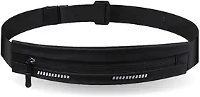 Pochete Slim Esportiva Impermeável, Bolso para Celular, Corrida e Academia, Disponível em Preto, Rosa e Laranja (Preto)