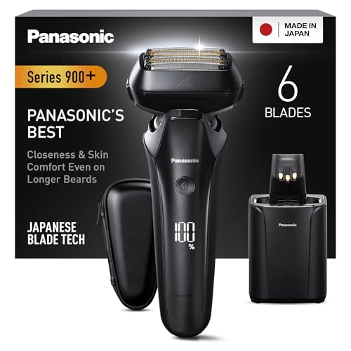 Panasonic Series 900+ ES-LS9A Afeitadora Eléctrica De 6 Hojas En Seco Y Húmedo Para Hombres, Afeitadora Eléctrica Con Sensor De Barba Sensible, Limpieza Automática Y Sistema De Carga Panasonic Series 900+ ES-LS9A Afeitadora Eléctrica De 6 Hojas En Seco Y Húmedo Para Hombres, Afeitadora Eléctrica Con Sensor De Barba Sensible, Limpieza Automática Y Sistema De Carga