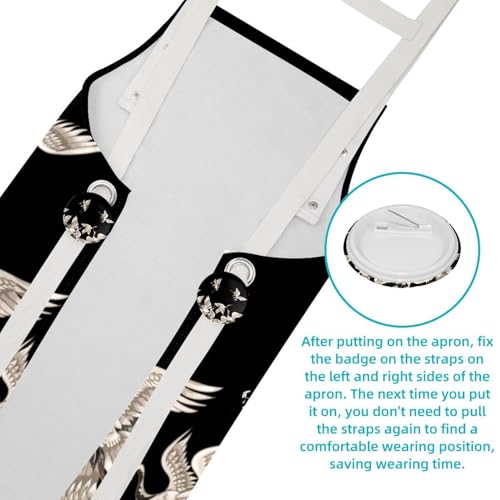 Tablier de cuisine multicolore avec 4 broches ajustables