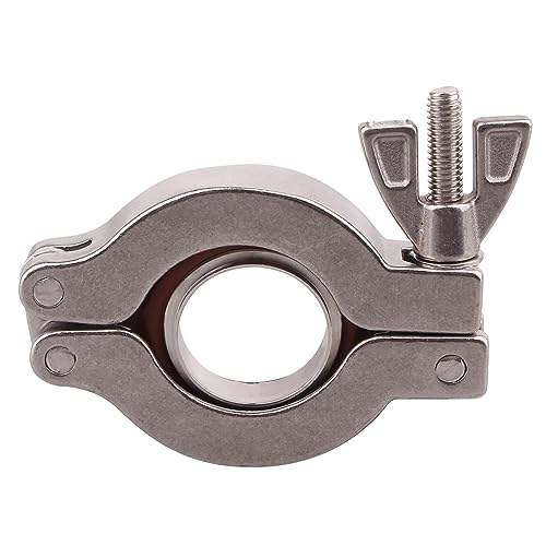 Image of DERNORD KF-25 Wing Nut Clamp Flange Quick Clamp Stainless Steel 304 with Centering O-Ring （Pack of 5）