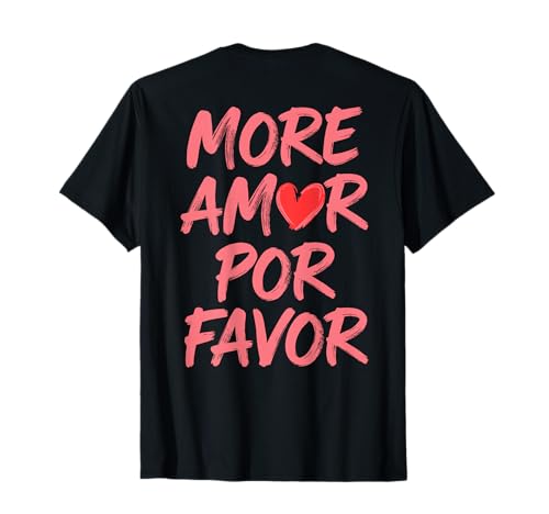 Photo de More Amor Por Favor Cœur T-Shirt
