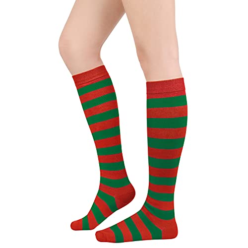 Image of American Trends Women's Knee High Socks, Novelty Holiday Printed Tall Tube Socks, Casual & Party Athletic Sports Stockings