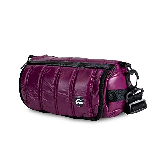 Skunk Uptown Crossbody Duffle Bag (Purple Puff)