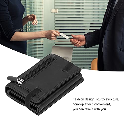 Carteira do titular do cartão, slim antimagnético portátil multifuncional antifurto titular do cartã