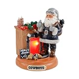 FOCO Dallas Cowboys NFL Santa Fireplace Figurine