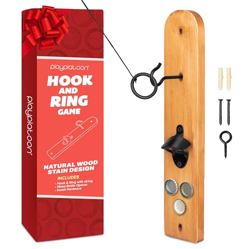 Play Platoon Hook and Ring Game Outdoor with Bottle Opener
