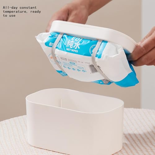 Chauffe-lingettes pour bébé grande capacité avec chauffage constant de 20cm - 6