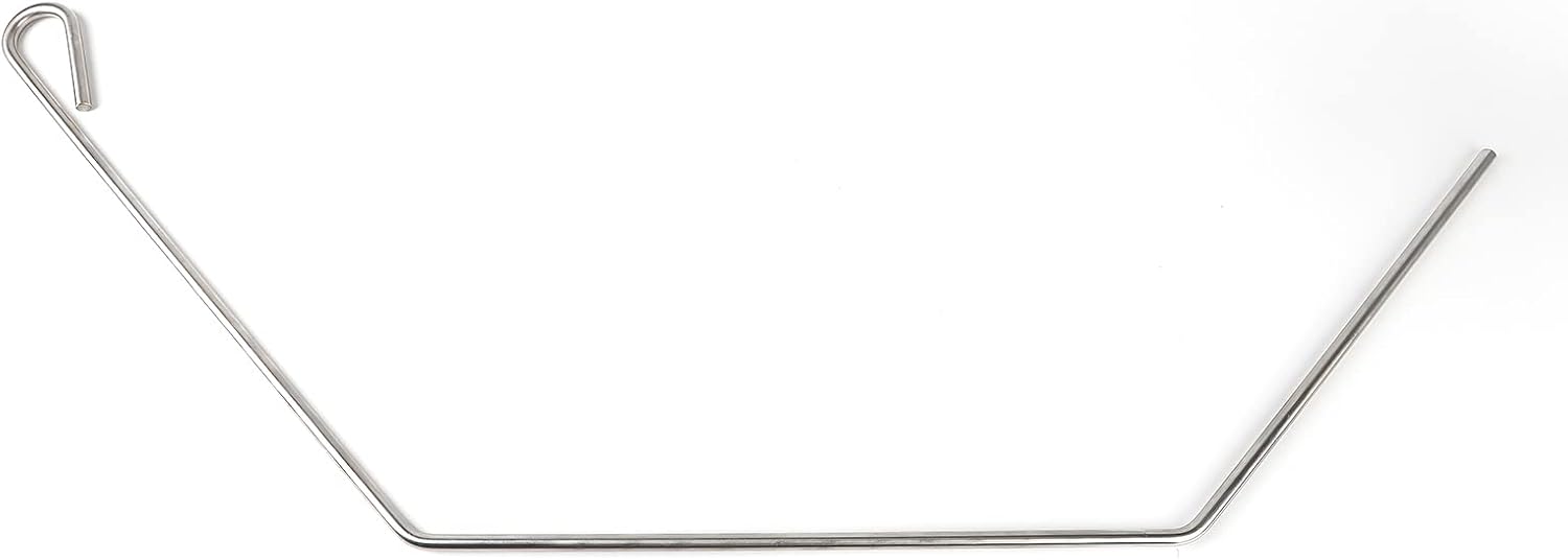 Kratos Commercial Floor Fryer Cleaning Kit | Includes L-Tip Bristle Brush, Stainless Steel Clean-Out Rod, and Stainless Steel Crumb Scoop | Convenient Cleaning Tool Set for Deep Fryers (29R-K03)