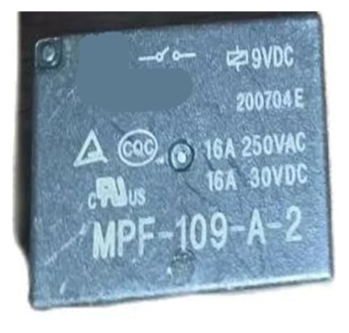 Relé hervidor MPF-109-A-2 9VDC 4 pines 16A interruptor de circuito impreso 3